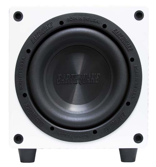 Earthquake Sound MiniMe P8W (Ver. 2) 8'' powered sub(white)(each) - Click Image to Close